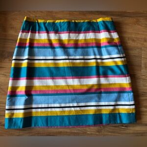 Loft striped skirt